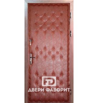 Недорогая дверь (винилискожа и ламинат)